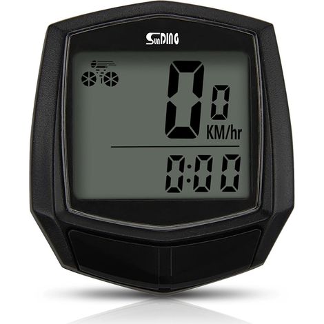 Kabelgebundener Fahrradcomputer, wasserdichter Fahrradcomputer mit LCD-Bildschirm, wasserdichter Fahrradcomputer