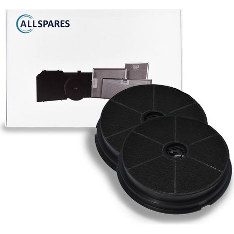Filtro de carbón AllSpares (2 uds.) para campanas extractoras compatibles con ATAG ACC917/31028 / ETNA 34468 / Pelgrim KF67 (Ø193mm) (1/5)