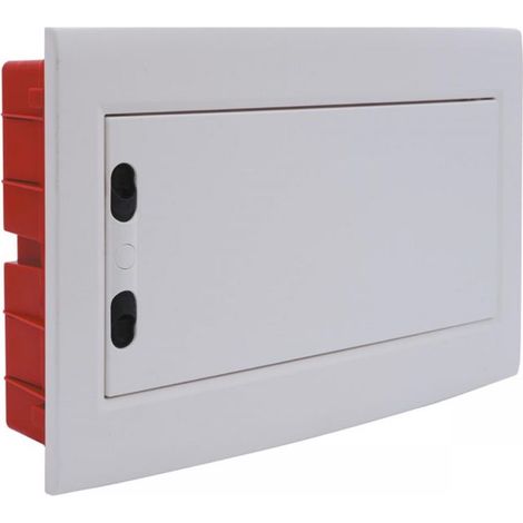 Em Distribution – Coffret électrique de distribution encastrable 273x440x85mm – 1 rangée de 18 modules – Étanchéité IP40 – Résistance chocs IK8