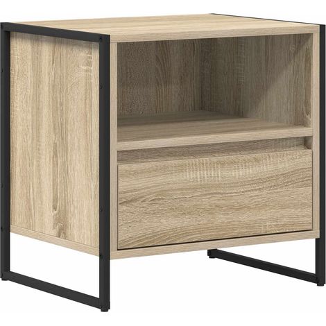 Maison Exclusive - Mesa de Noche Sonoma 50 x 39,5 x 50 cm Madera