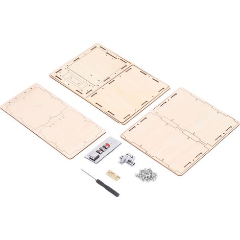 Coffre-fort en briques de construction DIY, tirelire avec serrure codée, modèle de jeu éducatif pour enfants (1/5)