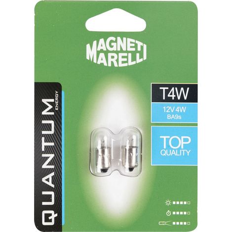 Magneti Marelli T4W coppia lampadine auto 12V 4W attacco BA9s (1/3)
