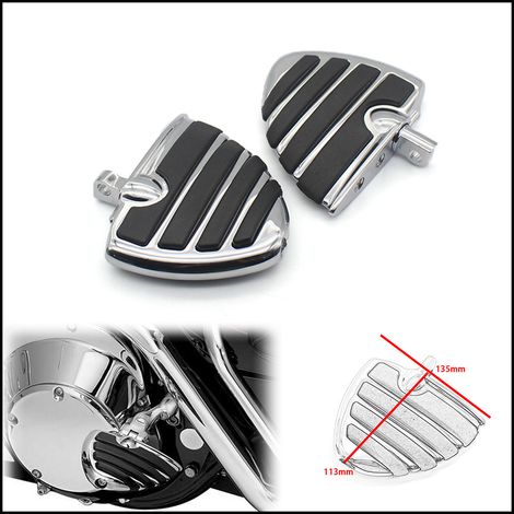 Compatible with the front and rear pedals of Harley-Davidson 750, 500, XL883, 1200, 48, 72 Dyna Softtail Fat Boy Road King models