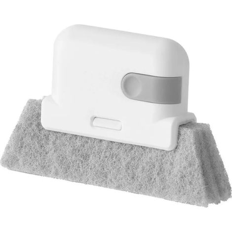 Design 3 in 1, adatto per porte scorrevoli, ventilazione auto, tastiera, kit per la pulizia dei vetri in 3 parti (grigio 1 + curcuma 1 + arancione-rosso 1) (1/4)