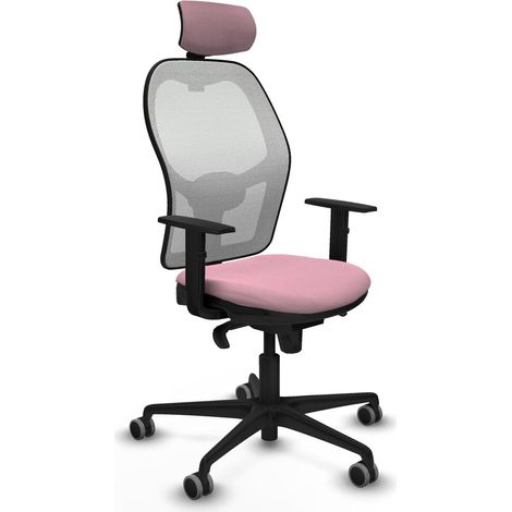 Sedia Ufficio con Poggiatesta Piqueras y Crespo 1D036G2 Rosa (1/5)