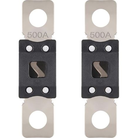 MEGA 500A Fuse, 500 Amp Car Screw-in High Current Fuses for Caravans, Trucks, and Buses (2 Pieces) (1/4)