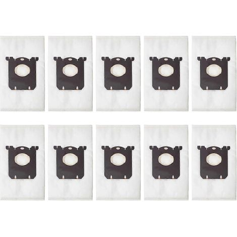 Lot de 10 sacs de rechange pour aspirateur Electrolux S Bag Classic EL200F EL8500 (1/4)