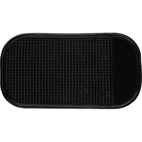 Lot de 5 supports de téléphone portables antidérapants et adhésifs pour tableau de bord, avec tapis noir. (1/5)