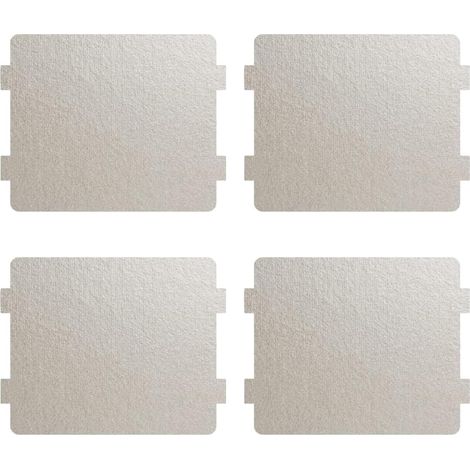 4 Stück Glimmerplatten für Mikrowellenreparaturen, Ersatzplatten (10x11cm)