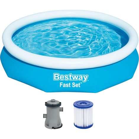 Piscine ronde Fast Set 305x66 cm Bleu (1/3)