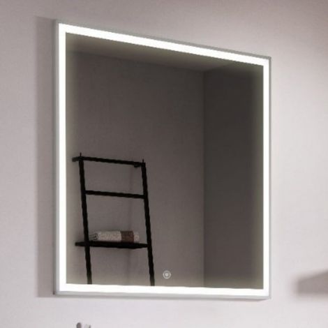 Specchio da bagno con illuminazione LED anti appannamento 120x80 cm - Kabyu