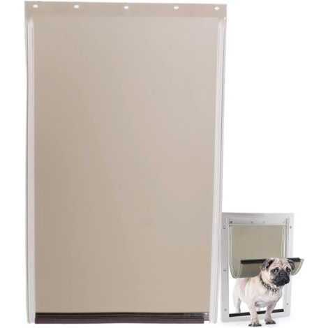 PAC11-11039 Pet Door Replacement Flaps for Dog and Cat, Doggie Replacement Flap Doors Compatible with PetSafe, Size: 4326cm (1/4)