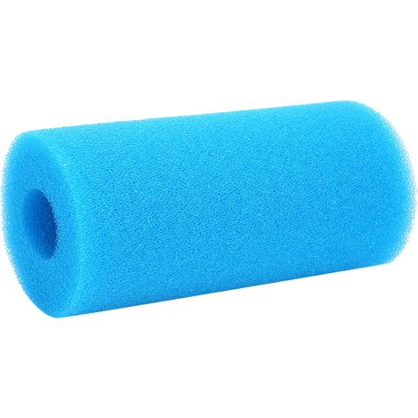 Cartouche de Filtre Sponge pour Piscine Intex Type A1 - Reusable Foam Filter Sponge Washable Cartridge Replacement Accessories Blue PU 20x10x4cm (1/4)