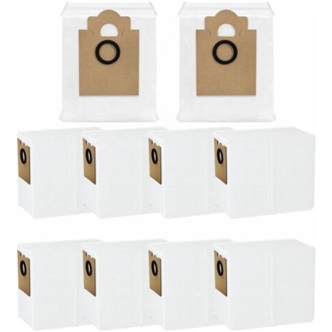 Sacs à poussière - Lot de 10 - Compatibles avec les aspirateurs robots Lefant M2/M2 Plus/M2S Pro - Pièces détachées (1/5)