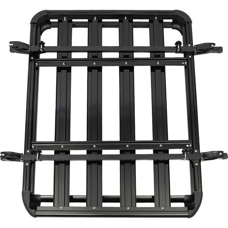 Barras de techo, capacidad de carga de 68 kg, diseño aerodinámico, color negro. (1/2)
