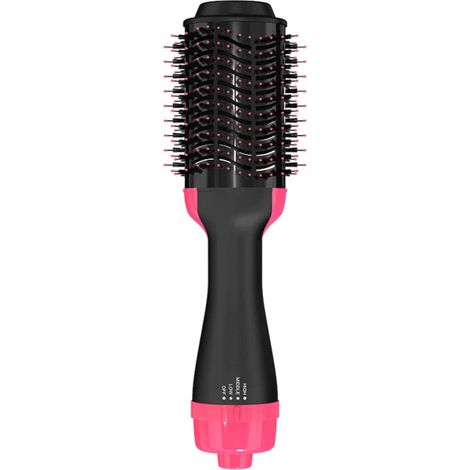 Brosse séchoir à cheveux 2 en 1 MDUG, brosse à air chaud, lisse ou boucle les cheveux en une seule étape, peigne séchoir, fer à friser (1/2)