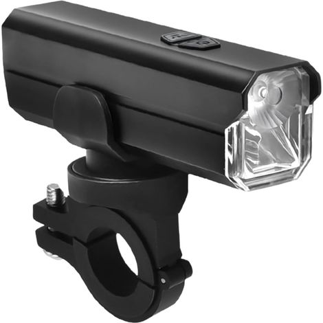 Phare de vélo, lampe de vélo LED rechargeable ultra-lumineuse, 3 modes d'éclairage, phare LED 5000 mAh résistant à la décoloration. (1/5)
