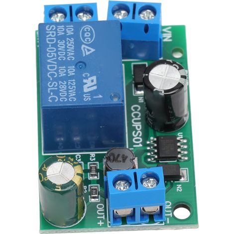 Module de protection contre les coupures de courant, carte de protection d'urgence pour batterie UPS 8-60 V CC, accessoire sans boîtier (1/5)