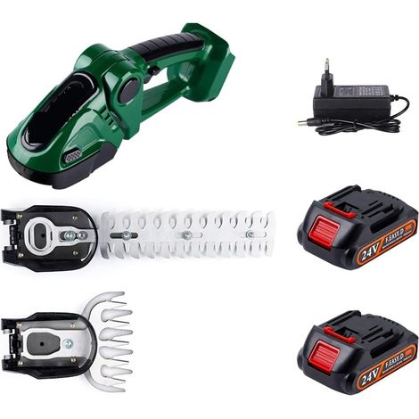 2 en 1 Taille-haie électrique 13000 TR/Min ménage Tondeuse à Gazon Jardin Bush Ciseaux Herbe Ciseaux Outil électrique (Color : Option 6 - Green, Size : Small) (1/5)
