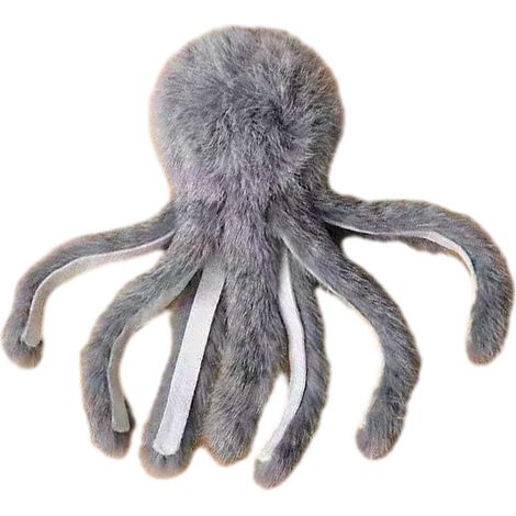 Octopus Fourrure de lapin Chat Jouet - Non-Shedding Chatnip Scent - pour Réduction de l'anxiété Interactive (1/5)