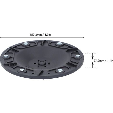 Disque de rechange Garosa pour tondeuse robot Landoid, en nylon, diamètre 150,3 mm, filetage M4 (1/3)