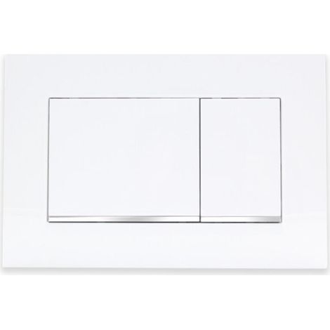 Plaque de déclenchement avec déclencheur de rinçage, plaque de déclenchement WC compatible avec Geberit Sigma 30, plastique ABS pour plus de durabilité et de durabilité, installation facile (1/4)