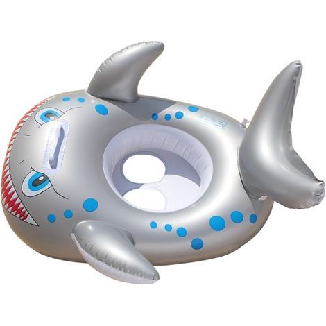 Tiburón inflable swim seat - inflable swim ring lindo animal salvavidas animal seat ring (1/5)