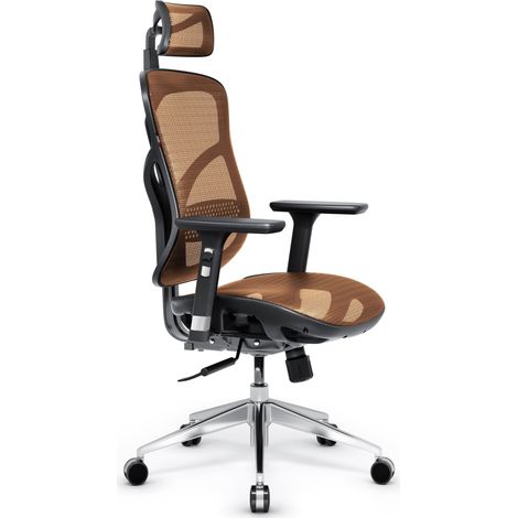 Chaise Diablo V-Basic ergonomique: couleur noire-orange