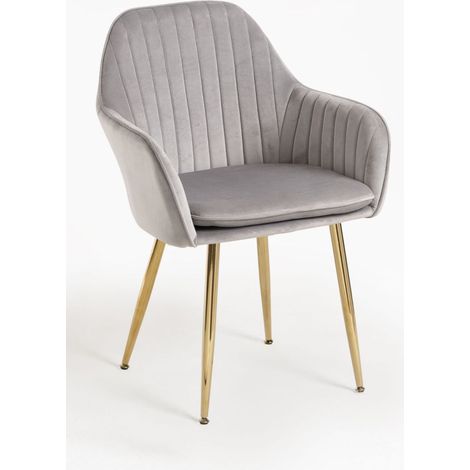 Sillas Comedor - Silla Chic Golden - Gris claro (1/5)