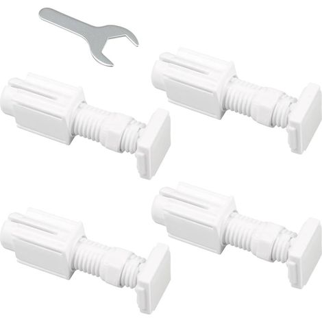 No Drill Venetian Blinds for Windows – 4 Pack Blind Brackets Kit – Twist Fit No Drill Bracket for Venetian Blinds, Tool-Free Adhesive Mounting Hardware for Kitchen Bedroom Office – Rental Friendly (1/5)