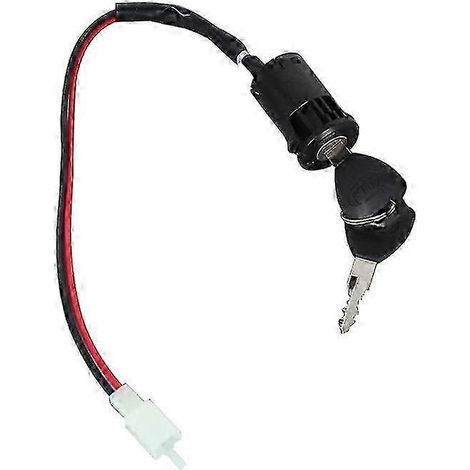 Interrupteur à clé universel pour scooter, allumage moto à 2 fils (1/5)