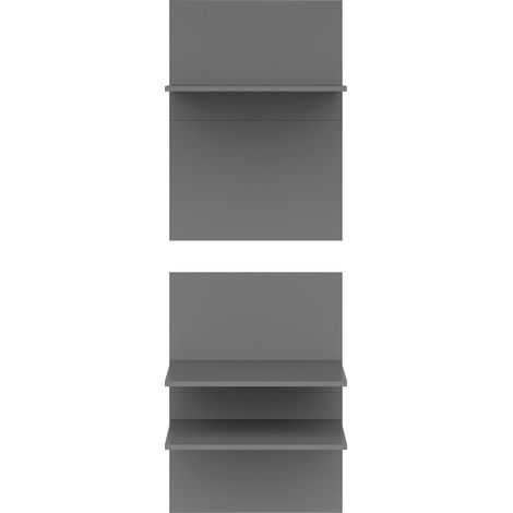 Mömax Einlegebodenset K49-POL357/49 Graphitfarben, (1/5)