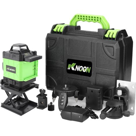 Nivel láser autonivelante, batería recargable, enchufe europeo, 220V-240V. (1/2)