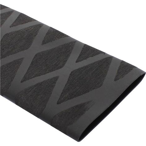 TRU COMPONENTS TC-12352584 Termoretraibile senza colla Nero 20 mm 10 mm Restringimento:2:1 1.5 m