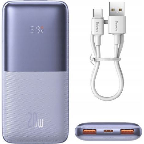 Powerbank esterno Baseus da 10000 mAh PD 20 W con cavo da USB a Type-C (1/5)