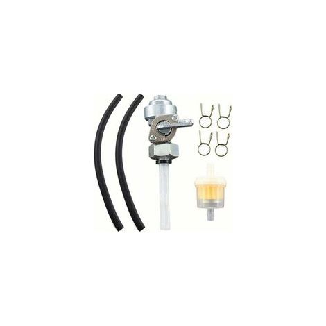 Robinet d'essence avec tuyau pour groupe électrogène Einhell STE2500, STE3500, STE5500, Scheppach SG2600, SG3500, Güde GSE 2701. (1/4)