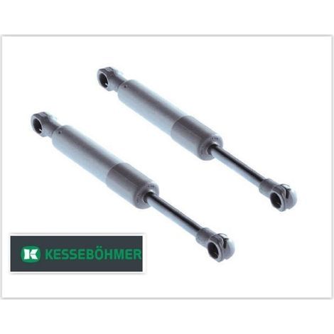 Lot de 2 vérins à gaz 200N pour portes relevables de cuisine, entraxe 195mm, installation facile sans outils – 200NX2 (1/3)
