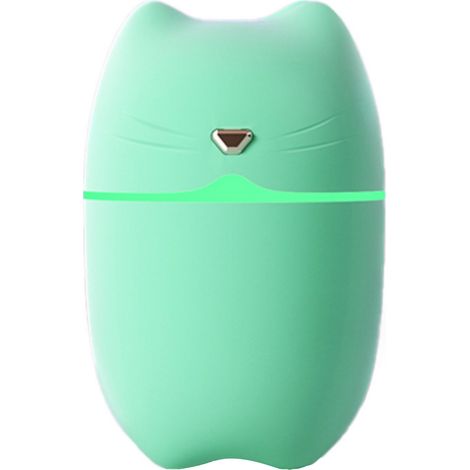 Humidificateur Mini - 260 ml - Nébulisation Froide - Mode Continu/Intermittent - Veilleuse Intégrée - Silencieux 38 dB - Alimentation USB - Pour Chambre Bureau Voiture - 1 Pièce (1/5)