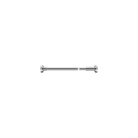Tringle à vêtements extensible, tube en acier inoxydable, réglable de 35 à 50 cm, gain de place pour penderie ou balcon (1/5)