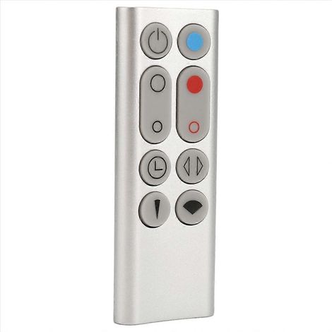 Ersatzfernbedienung kompatibel mit AM09 HP00 HP01, silberfarben, für Heizung und Ventilator (1/5)