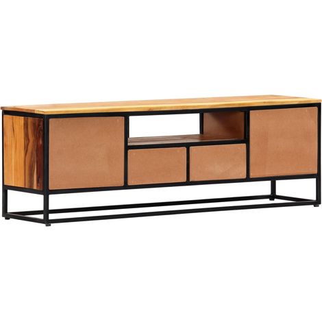 Maison Exclusive - TV-Schrank 120x30x40 cm Massives Altholz und S