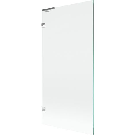 Mexen Lunar L paroi de baignoire 1 battant 90 x 150 cm, transparent, chrome - 897L-090-000-01-00 (1/5)