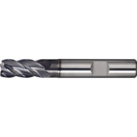 Schaftfräser DIN 6527L INOX HPC D.5mm VHM TiAlN HB Z.4 lang TECWERK (1/2)