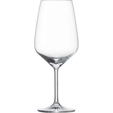Bordeaux Taste 130 Verre à vin Rouge, Verre Cristal sans Plomb, Transparent, 9,5 x 9,5 x 23,7 cm, Lot de 6 unités (1/3)
