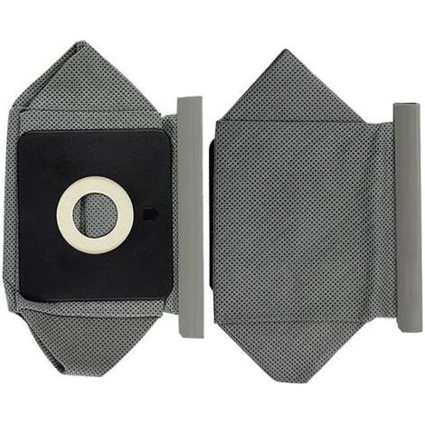 Sacs aspirateur universels réutilisables - 2 sacs non tissés lavables 11x10cm pour filtration efficace (1/5)