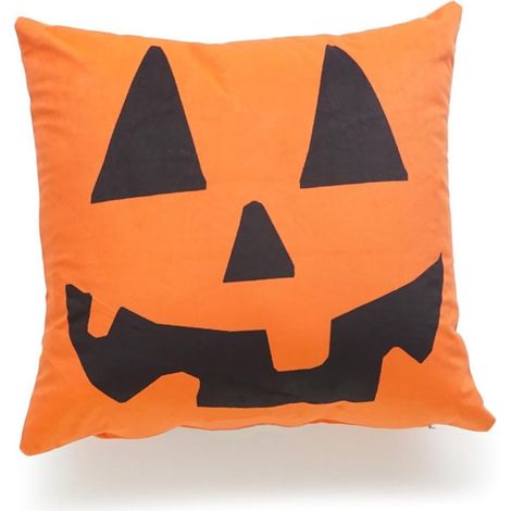 Stück Halloween-Deko-Kissenbezüge aus Leinen, Halloween-Print, Geisterkissen, 45 x 45 cm
