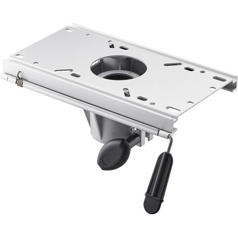 Mophorn Piedistallo Regolabile per Sedile Barca, in Lega di Alluminio con Scorrimento, Corsa di 127 mm, Impermeabile e Antiruggine, per Montanti con Base (1/5)