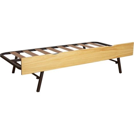 Cama de arrastre elevable madera pino 90x190cm