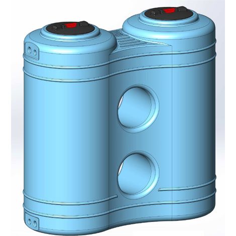 Serbatoio da esterno polietilene per acqua jolly lt.1000