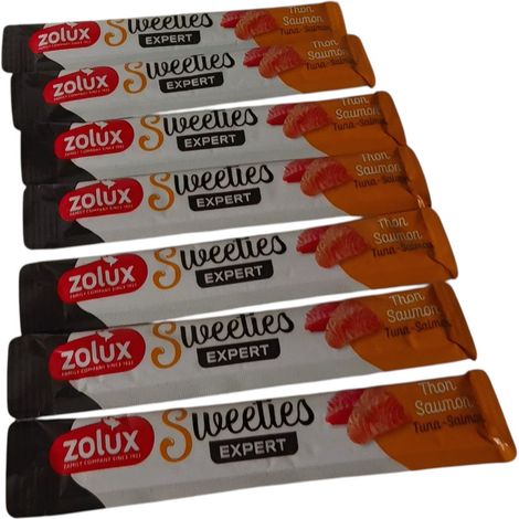 Sticks crème de thon et saumon 7 x 14 g pour chat - zolux (1/3)